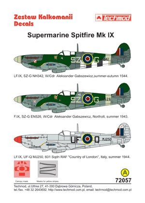 Techmod 72057 - Supermarine Spitfire IX 1/72 – imagen 2