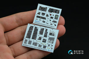 Quinta Studio QDS-48448 F-4G early 3D-Printed &amp;amp; coloured Interior on decal paper (Zoukei Mura SWS) (Small version) 1/48 – immagine 3
