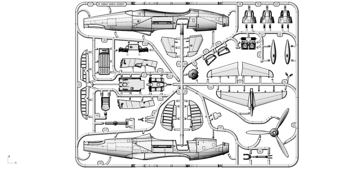 Arma Hobby 40010 P-39Q Airacobra 1/48 – immagine 9