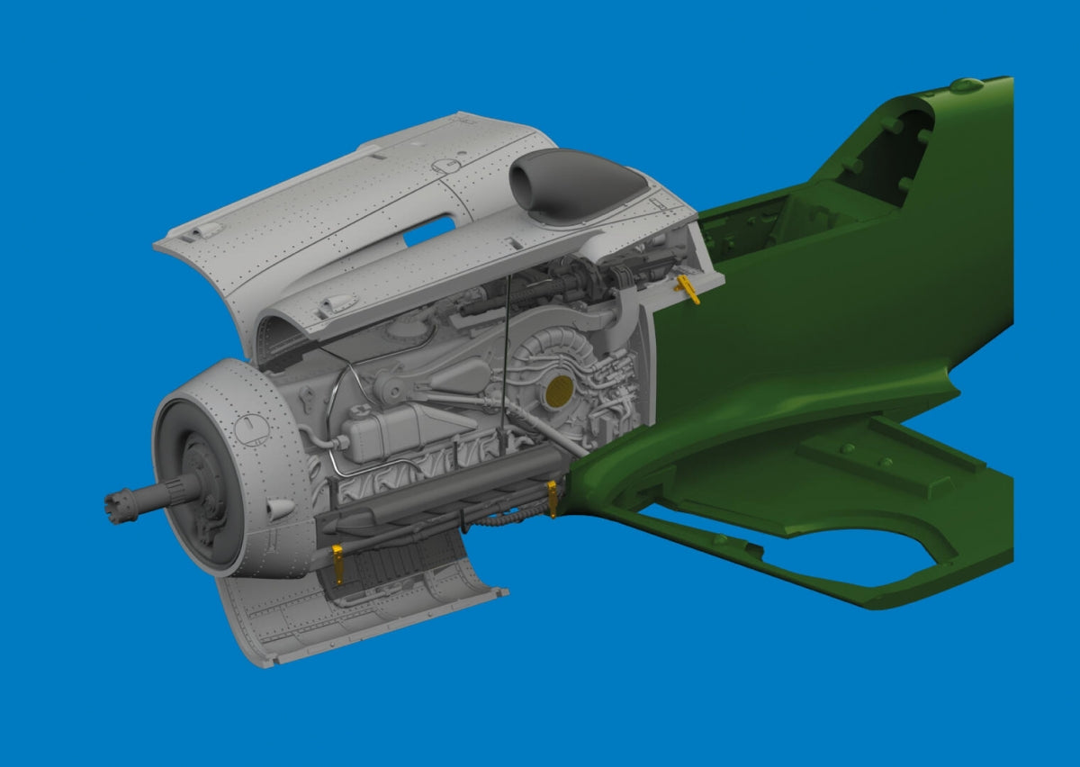 Eduard 672402 Bf 109G-10 Erla engine PRINT Eduard 1/72