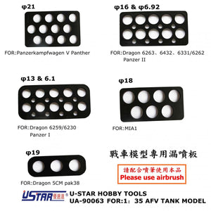 U-Star UA-90063 Leakage Model Spray (zestw masek do kół 5 szt) – immagine 2