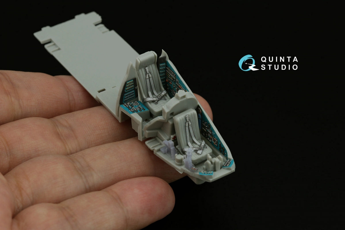 Quinta Studio QD+72184 Mi-24V 3D-Printed &amp;amp; coloured Interior on decal paper (Hobby Boss/ARK Models) (with 3D-printed resin parts) 1/72 – immagine 8