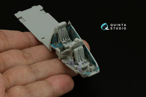 Quinta Studio QD+72184 Mi-24V 3D-Printed &amp;amp; coloured Interior on decal paper (Hobby Boss/ARK Models) (with 3D-printed resin parts) 1/72 – immagine 8