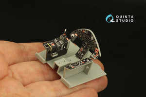 Quinta Studio QD32172 F8F-1 Bearcat 3D-Printed coloured Interior on decal paper (Trumpeter) 1/32 – immagine 10