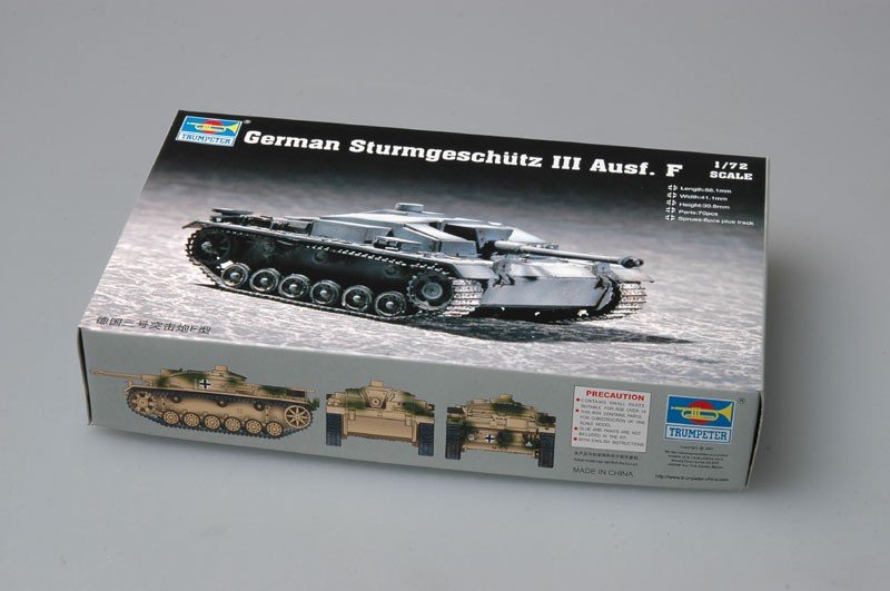 Trumpeter 07259 German Sturmgeschutz III Ausf. F 1/72 – immagine 2