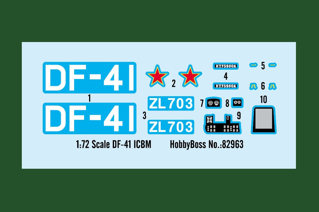 Hobby Boss 82963 DF-41 ICBM 1/72 – zdjęcie 3