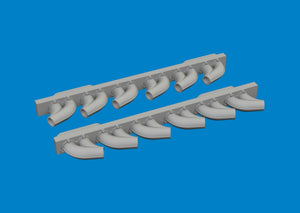 Eduard 6481050 P-39 exhaust stacks rounded PRINT ARMA HOBBY 1/48 – Bild 2