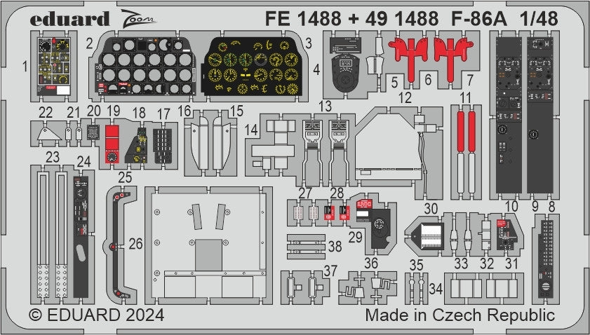 Eduard 491488 F-86A CLEAR PROP 1/48