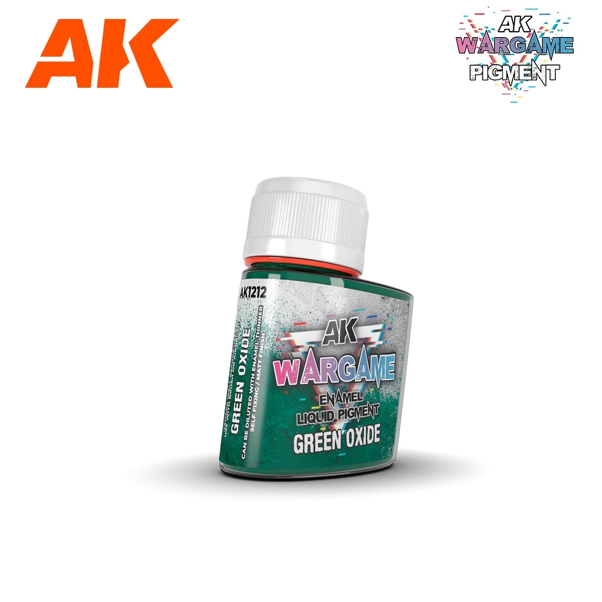 AK Interactive AK1212 OXYDE VERT – PIGMENT LIQUIDE ÉMAIL 35 ml
