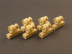 Panzer Art RE35-034 Burn out return rollers for KV-I/II tanks 1/35 – immagine 3