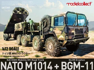 Modelcollect UA72340 Nato M1014 MAN Tractor &amp;amp; BGM-109G Ground Launched Cruise Missile 1/72