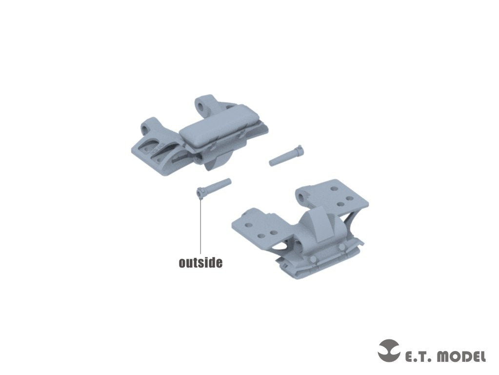 E.T. Model P35-060 WWII German Sd.Kfz.7(8t) Sprockets &amp;amp; Track links ( 3D Printed ) 1/35 – immagine 3
