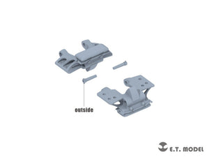 E.T. Model P35-060 WWII German Sd.Kfz.7(8t) Sprockets &amp;amp; Track links ( 3D Printed ) 1/35 – immagine 3