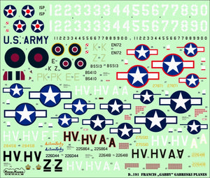 ModelMaker Decals D48191 Francis „GABBY” Gabreski planes part I 1/48 – immagine 2