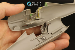 Quinta Studio QD48312 Gloster Gladiator MKII 3D-Printed &amp;amp; coloured Interior on decal paper (Roden) 1/48 – immagine 8