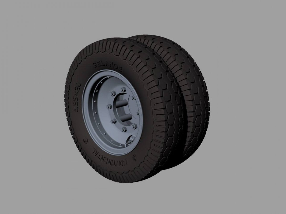 Panzer Art RE35-454 M-35 ADGZ-Daimler road wheels (Fulda) 1/35 – immagine 3
