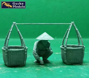 Gecko Models 35GM0123 Saigon Greengrocer 1960s-1970s Figure Set 1/35