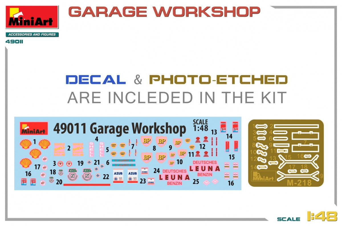 MiniArt 49011 ATELIER DE GARAGE 1/48 – image 2