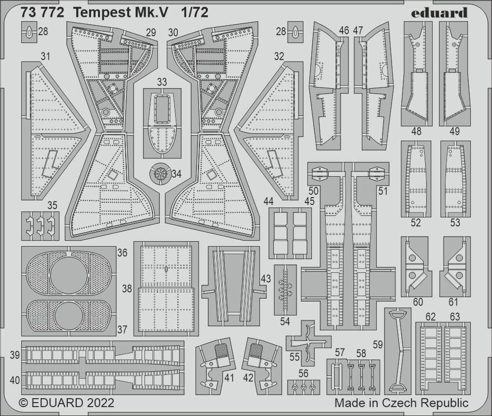 Eduard 73772 Tempest Mk. V AIRFIX 1/72 – Bild 2