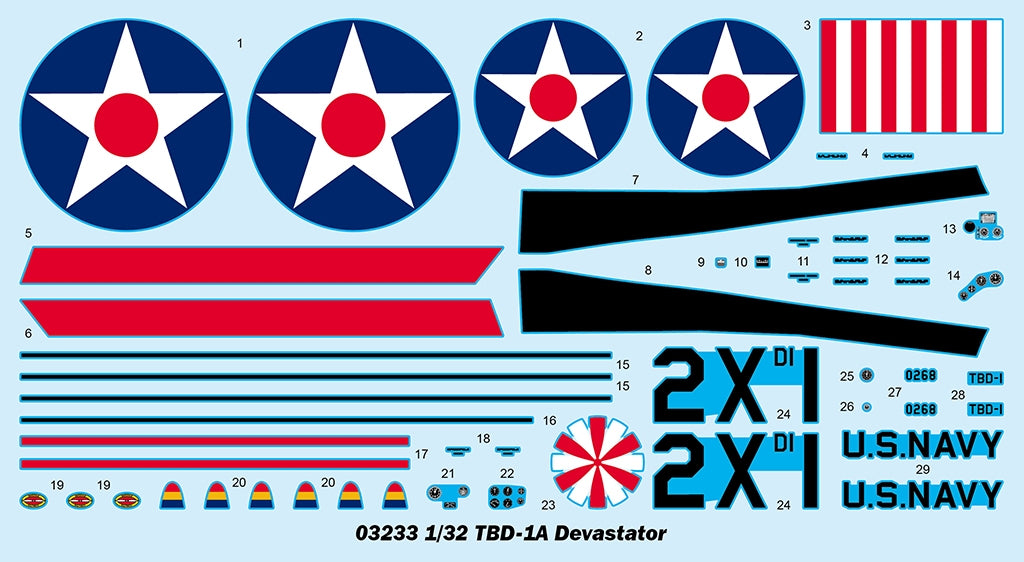 Trumpeter 03233 TBD-1A Devastator 1/32 – image 5