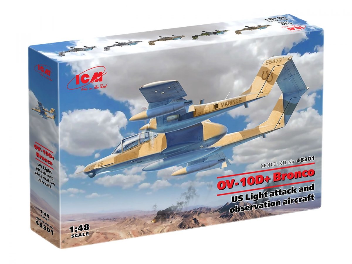 ICM 48301 OV-10D+ Bronco Light attack and observation aircraft 1/48 – immagine 14