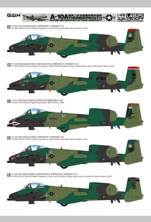 Great Wall Hobby L4825 A-10A Thunderbolt II Close Air Support Attack Aircraft 1/48 – Bild 2