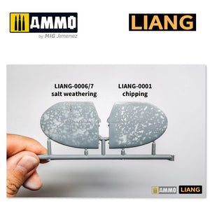Liang 0006 Salt Weathering Effects Airbrush Stencils (Sparse) – immagine 4