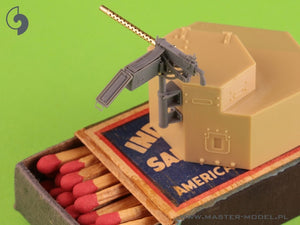 Master GM-35-087 Browning M1919 A4 .30 cal (7,62mm) - z uchwytem plot. M20 (używany np. na M3 Stuart) lub z kołyską D7431 (np. M3 Scout Car) 1/35 – immagine 7