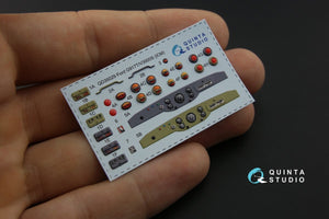 Intérieur imprimé en 3D et coloré sur papier décalcomanie Quinta Studio QD35029 Ford G917T / v3000s (pour kit ICM) 1/35 – image 2