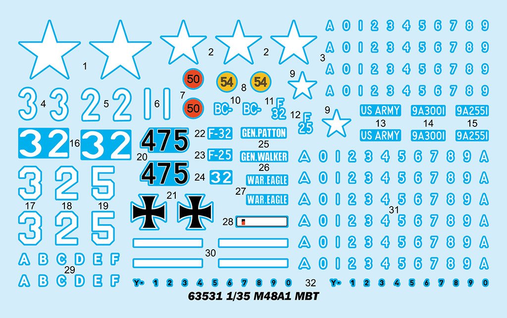 J&amp;#39;adore le kit 63531 M48A1 MBT au 1/35 – image 3