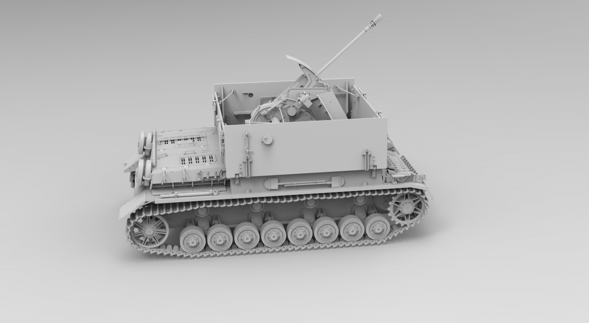 Border Model BT-007 Mobelwagen 3.7cm Flak auf Fgst. Pz.Kpfw. IV (Sf) 1/35 – immagine 7