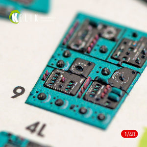 KELIK K48023 MI-24V INTERIOR 3D DECALS FOR ZVEZDA KIT 1/48 – zdjęcie 4