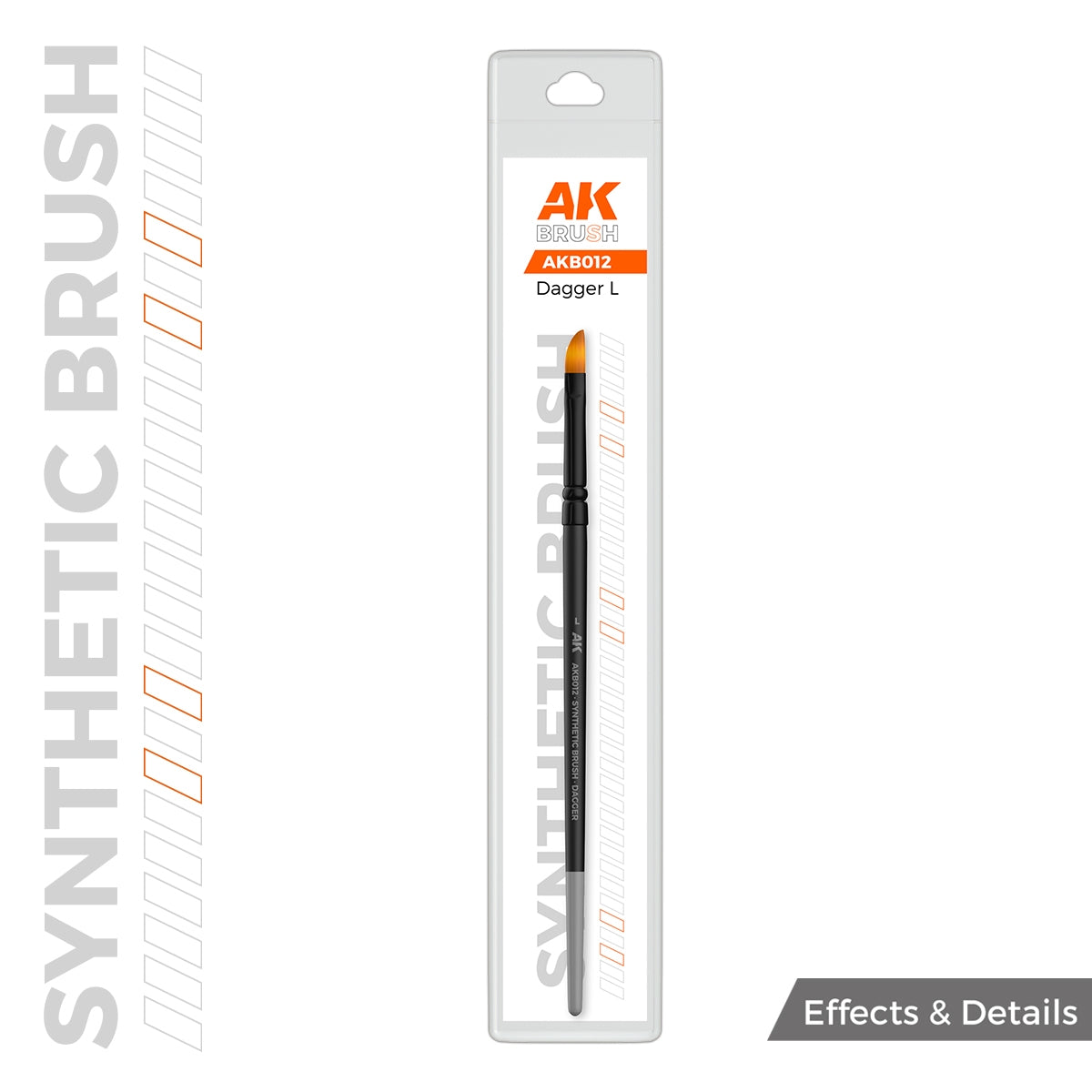 AK Interactive AKB012 AK SYNTHETIC BRUSH – DAGGER L – Bild 2