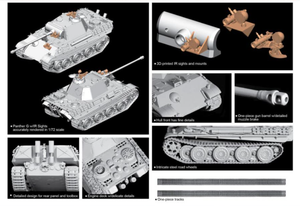 Dragon 7697 Panther G Steel Wheel w/IR Sights 1/72 – Bild 2
