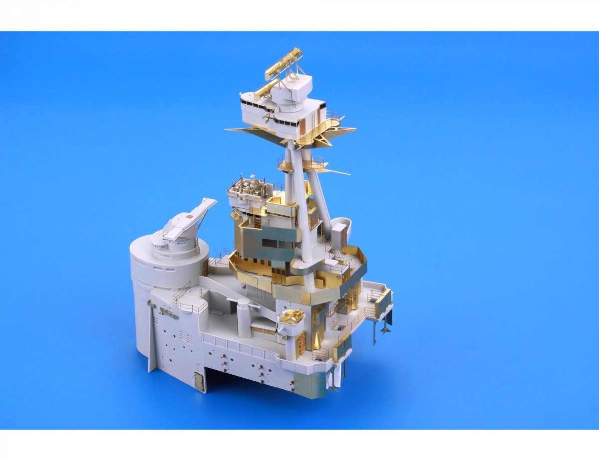 Eduard 53197 HMS Hood pt. 7 main top TRUMPETER 1/200 – Bild 9