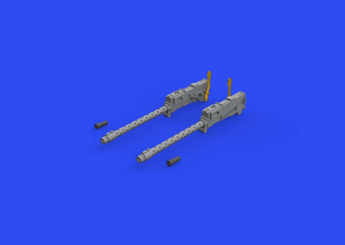 Eduard 648847 A6M2-N Rufe cannon barrels &amp;amp; cockpit guns PRINT EDUARD 1/48 – immagine 2
