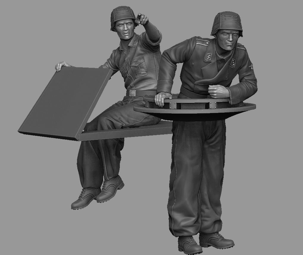 Panzer Art FI35-127 Voran! Équipage StuG en action, coffret 1/35