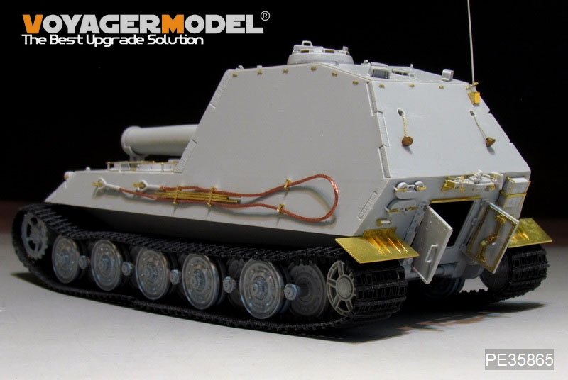 Mortier automoteur lourd allemand BAR 305 mm de la Seconde Guerre mondiale, modèle Voyager PE35865, pour maquette TRUMPETRER au 1/35 – image 6