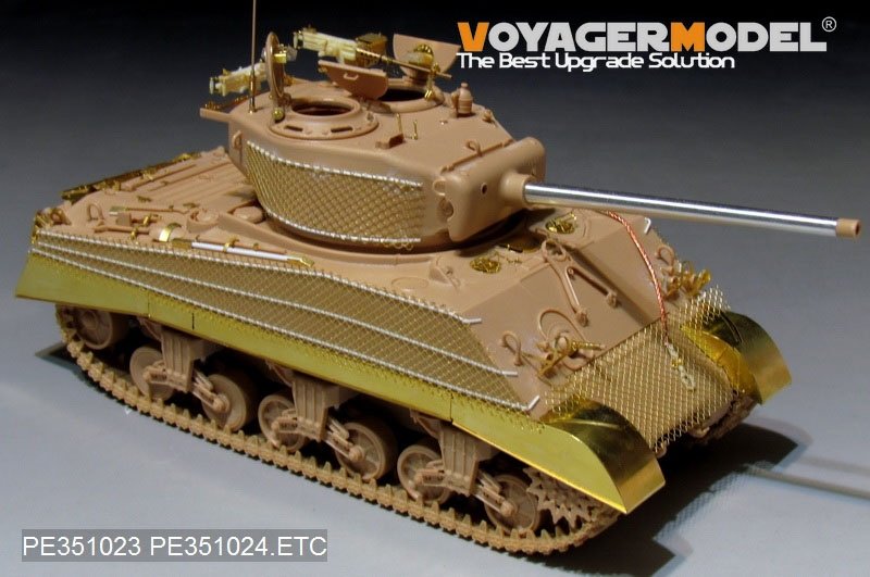 Voyager Model PE351024 WWII US M4A3 Track Covers For MENG TS-043 1/35 – immagine 2