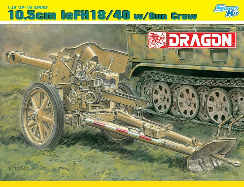 Dragon 6795 10.5cm leFH 18/40 w/Gun Crew 1/35