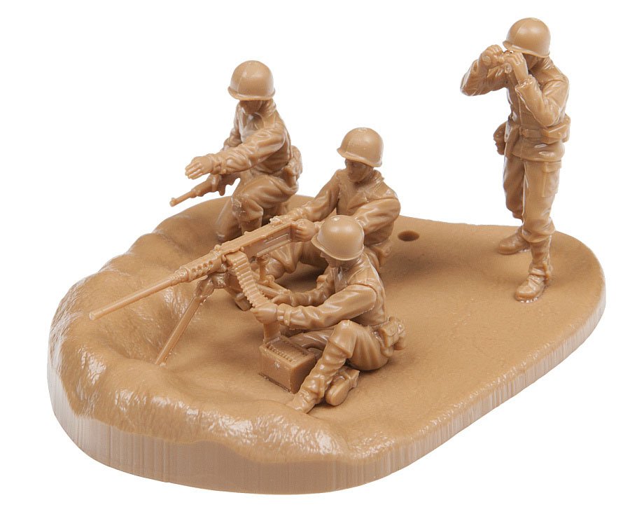 Zvezda 6286 US Machine Gun Browning w/Crew 1/72 – imagen 4