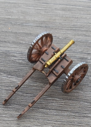 Hat 8344 American War of Independence - American Artillery (4 Cannons and Crew) 1/72