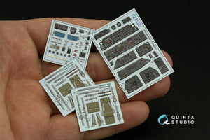 Intérieur imprimé en 3D et coloré sur papier décalcomanie Quinta Studio QD48381 Mi-17 (AMK) 1/48 – image 3