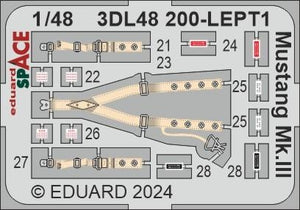 Eduard 3DL48200 Mustang Mk. III SPACE EDUARD 1/48 – Bild 3