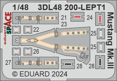 Eduard 3DL48200 Mustang Mk. III SPACE EDUARD 1/48 – Bild 3