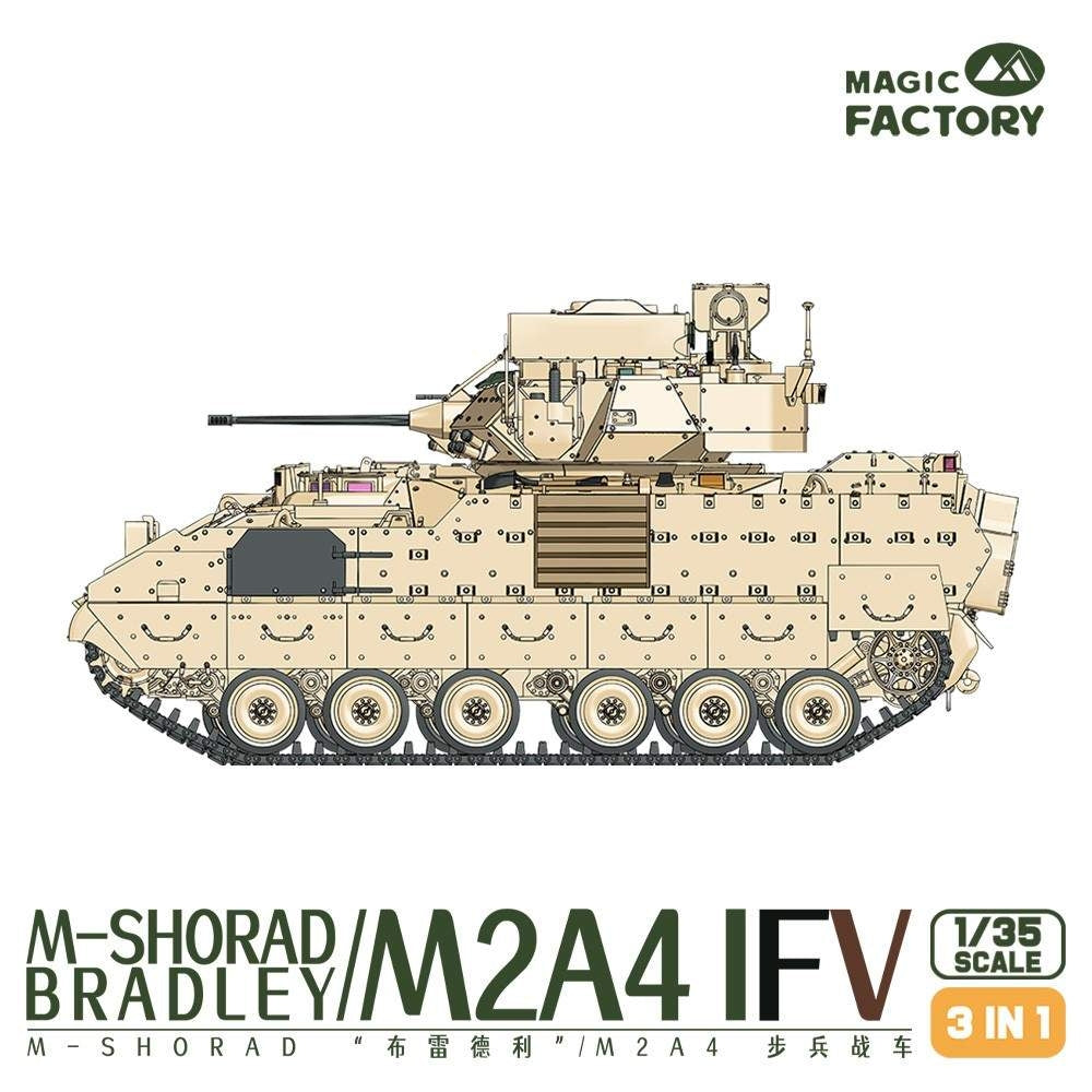 Magic Factory 2004 M-SHORAD Bradley M2A4 IFV 3-in-1 1/35 – imagen 3