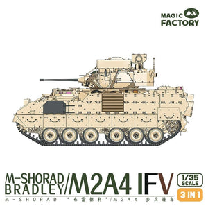 Magic Factory 2004 M-SHORAD Bradley M2A4 IFV 3-in-1 1/35 – imagen 3