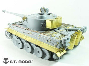 E.T. Model EA35-116 WWII German TIGER I “Tunisian Initial”Fender &amp;amp; Side Skirts For DRAGON Smart Kit 1/35 – immagine 3