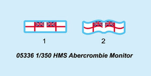 Trumpeter 05336 HMS Abercrombie Monitor 1/350 – immagine 4