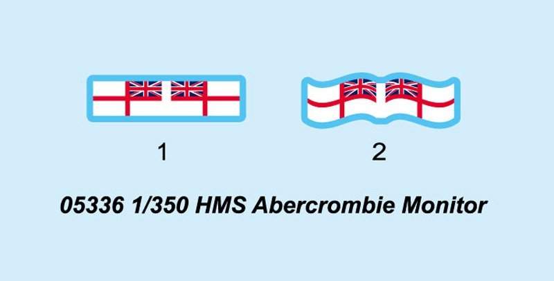 Trumpeter 05336 HMS Abercrombie Monitor 1/350 – immagine 4